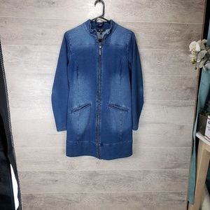 Yest Denim Zip Up
